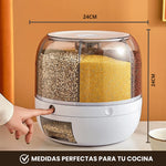 NutriRotator ™  | Dispensador 360 de alimentos giratorio con 6 divisiones + Envió Gratis